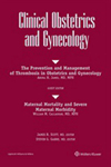 CLIN OBSTET GYNECOL期刊详情