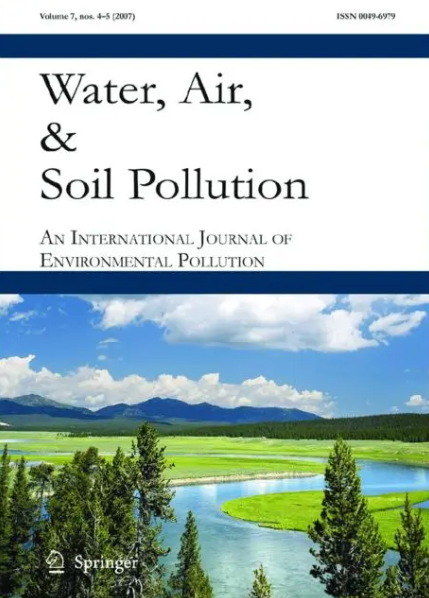WATER AIR AND SOIL POLLUTION是sci几区期刊