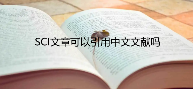 SCI文章可以引用中文文献吗