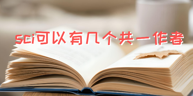 sci可以有几个共一作者