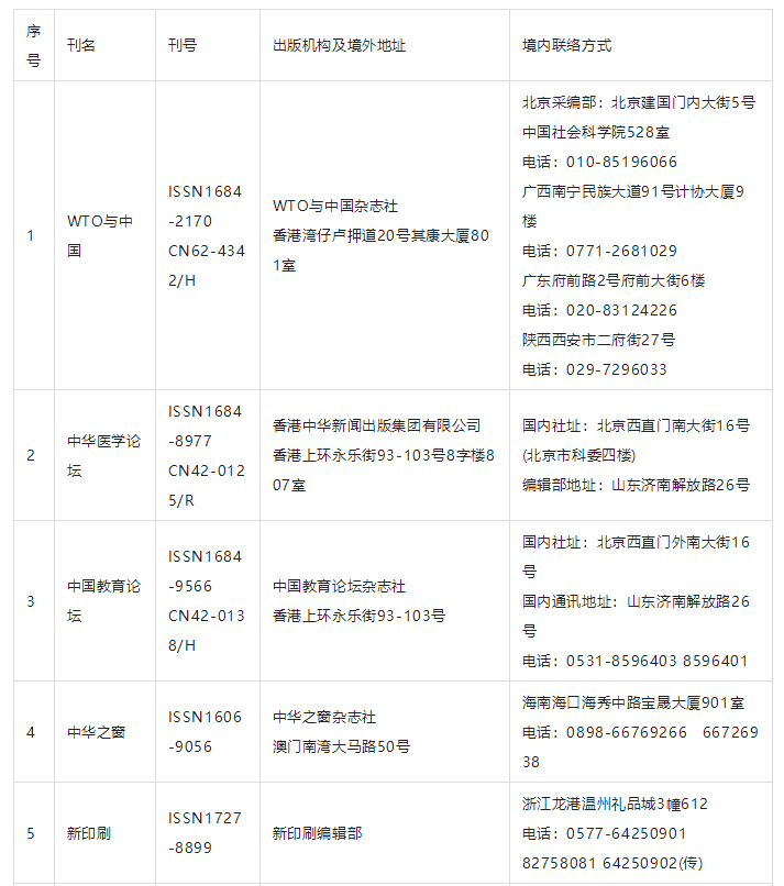 （第一批共30种）