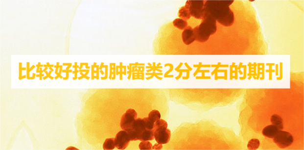 比较好投的肿瘤类2分左右的期刊
