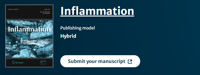 Inflammation投稿经验分享