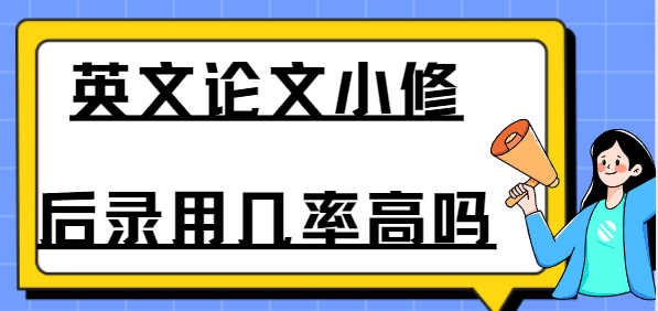 英文论文小修