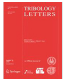 TRIBOLOGY LETTERS期刊