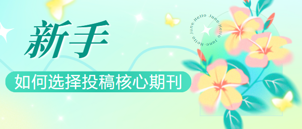 新手选择核心期刊