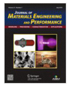 JOURNAL OF MATERIALS ENGINEERING AND PERFORMANCE