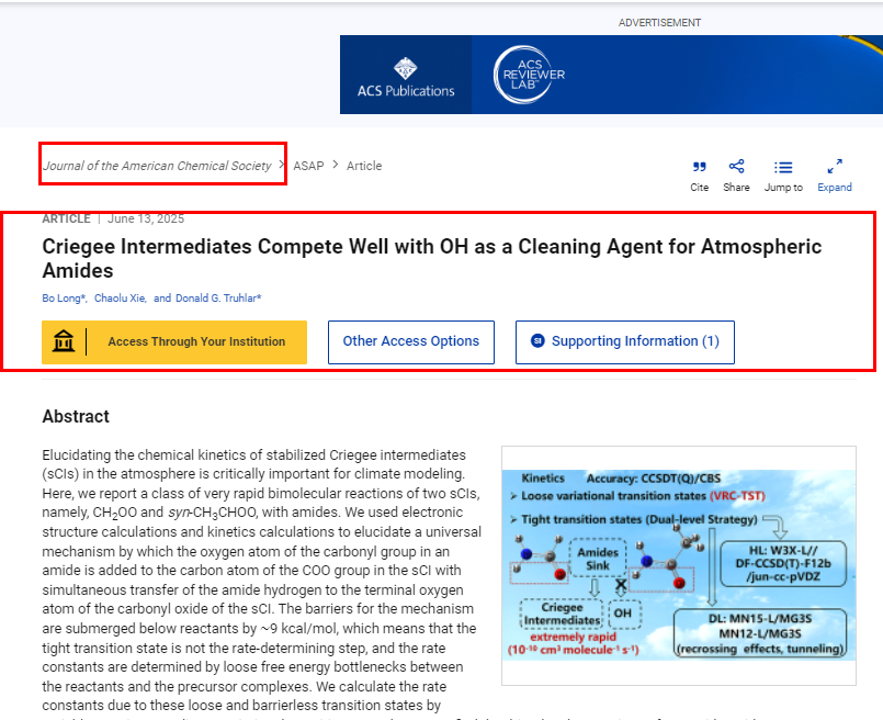Journal of the American Chemical Society