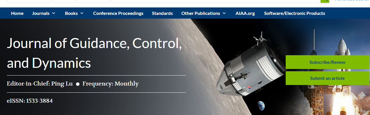JOURNAL OF GUIDANCE CONTROL AND DYNAMICS