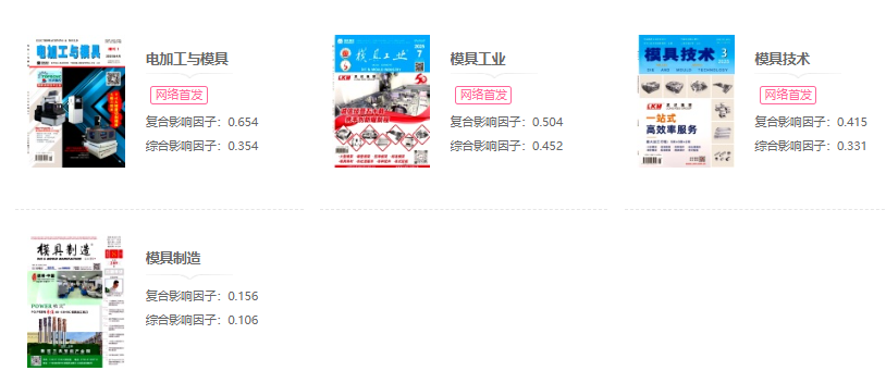 模具期刊推荐