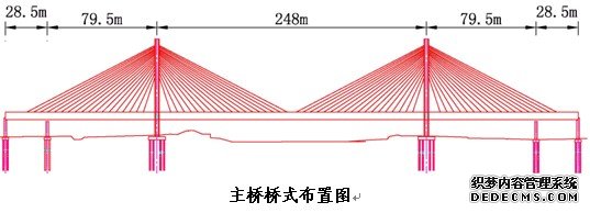 主桥桥式布置图