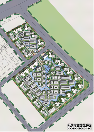 九龙仓双流住宅俯视图