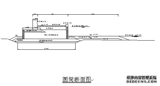 圆筒断面图